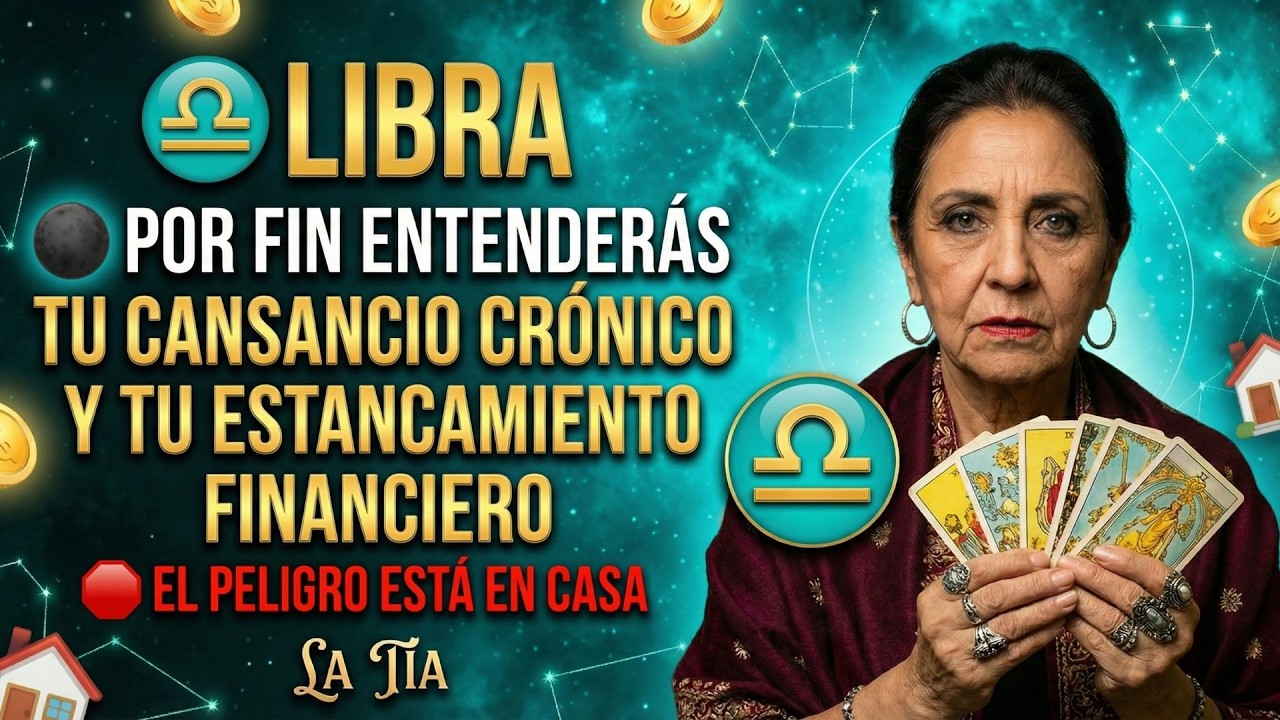 ♎LIBRA🌑POR FIN ENTENDERÁS TU CANSANCIO CRÓNICO Y TU ESTANCAMIENTO FINANCIERO🛑EL PELIGRO ESTÁ EN CASA