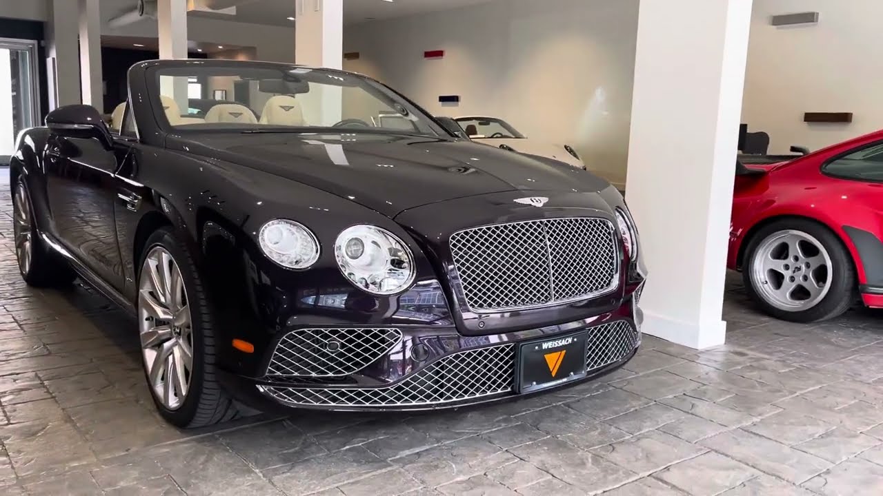 For Sale 2017 Bentley Continental GT Convertible W12 with Mike Jones