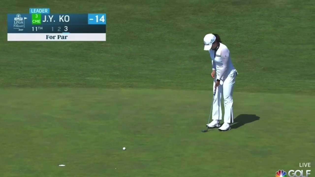 Jin Young Ko putting routine