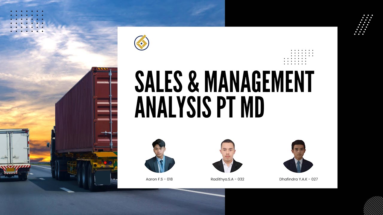 Sales & Management Analysis PT MD