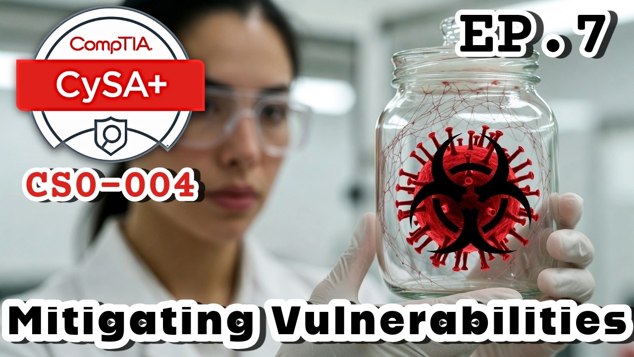 Full CySa+ (CS0-004) EP7 | Mitigating & Responding to Vulnerabilities