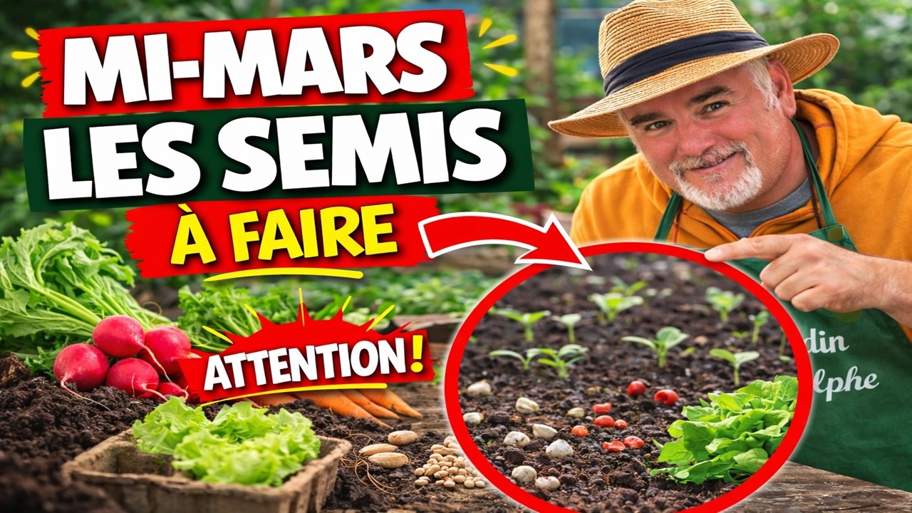 Potager mi-mars : les légumes à semer pour bien démarrer la saison