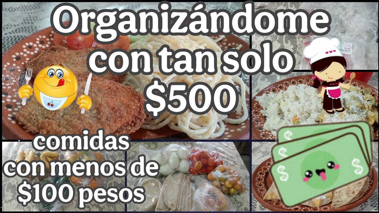 💵QUE COCINO CON $500 PESOS MX 😱 Comidas fáciles y super económicas 🍲