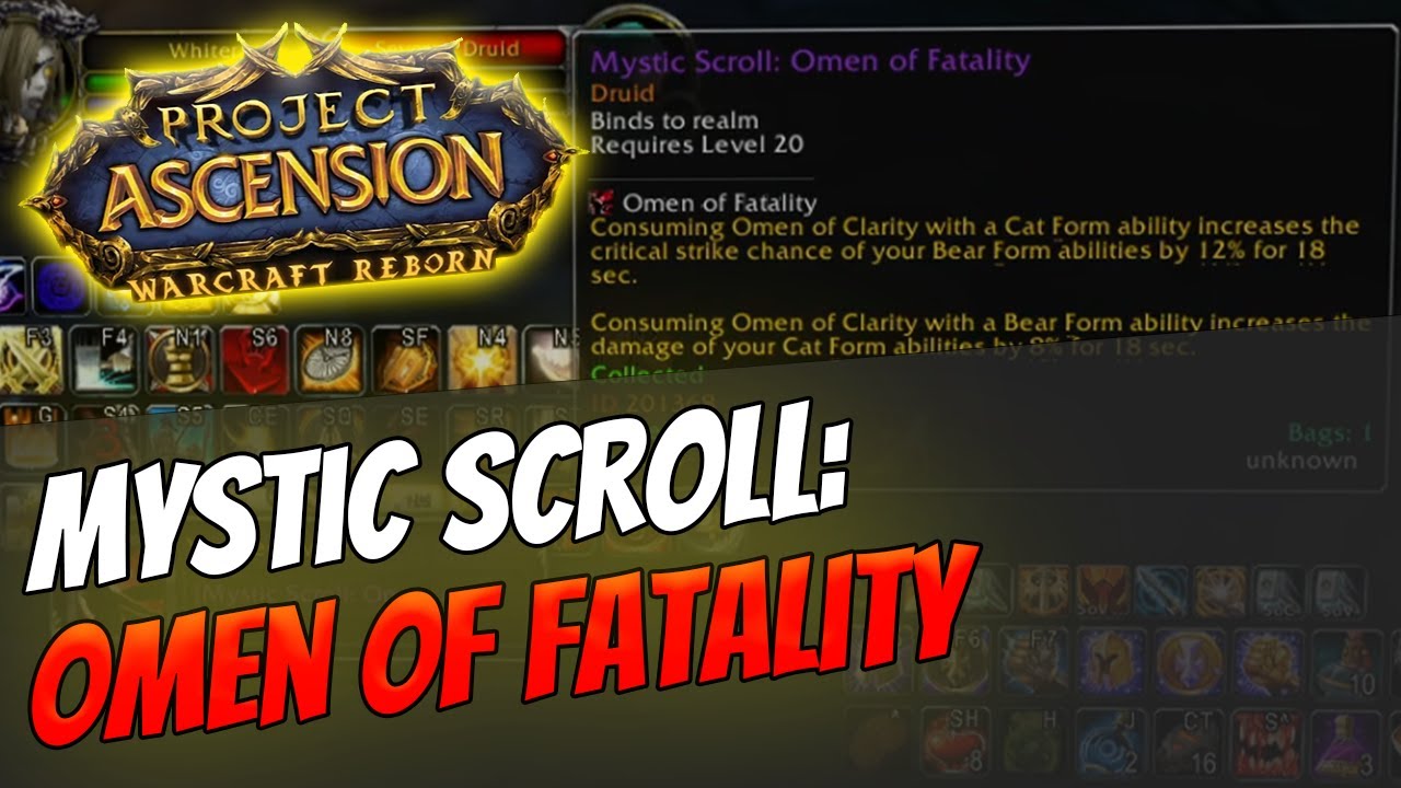 How to get Mystic Enchant: Omen of Fatality | Druid [Bronzebeard | Ascension Warcraft Reborn]