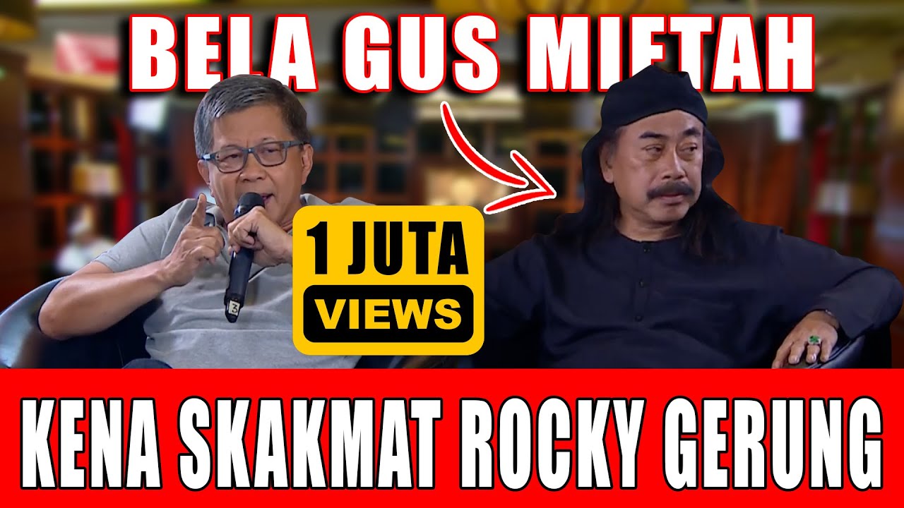 BELAIN MIFTAH KIYAI INI KENA SKAKMAT ROCKY GERUNG