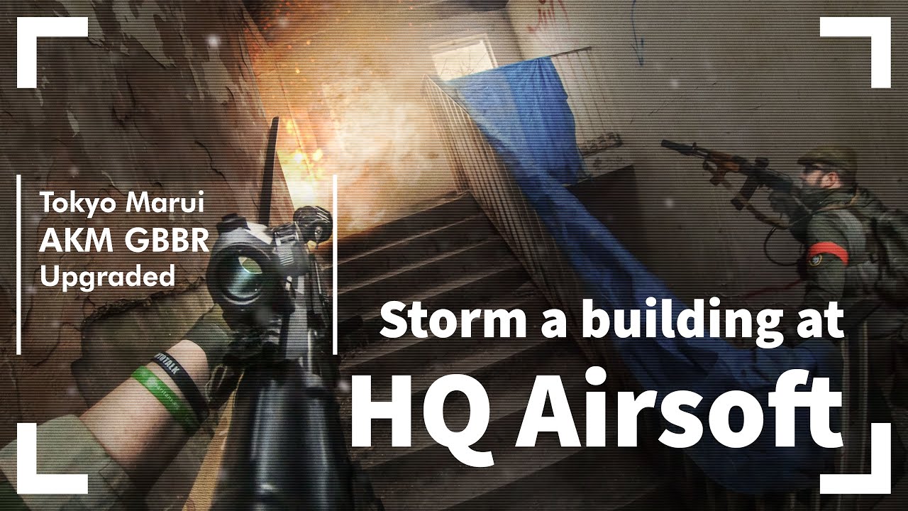 CQB action with Stu & the BEST GBB AK ever | HQ Airsoft Gameplay