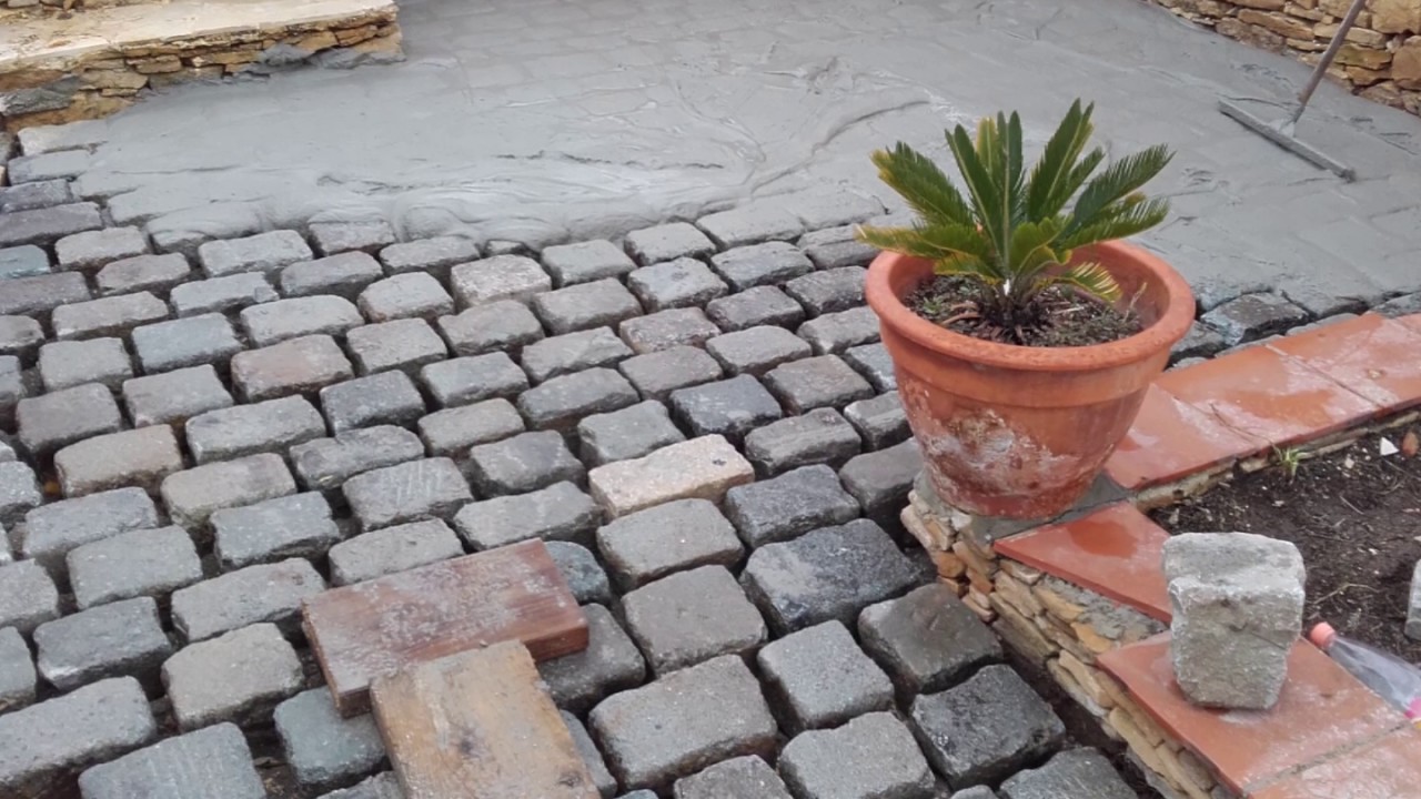 terrasse pavé