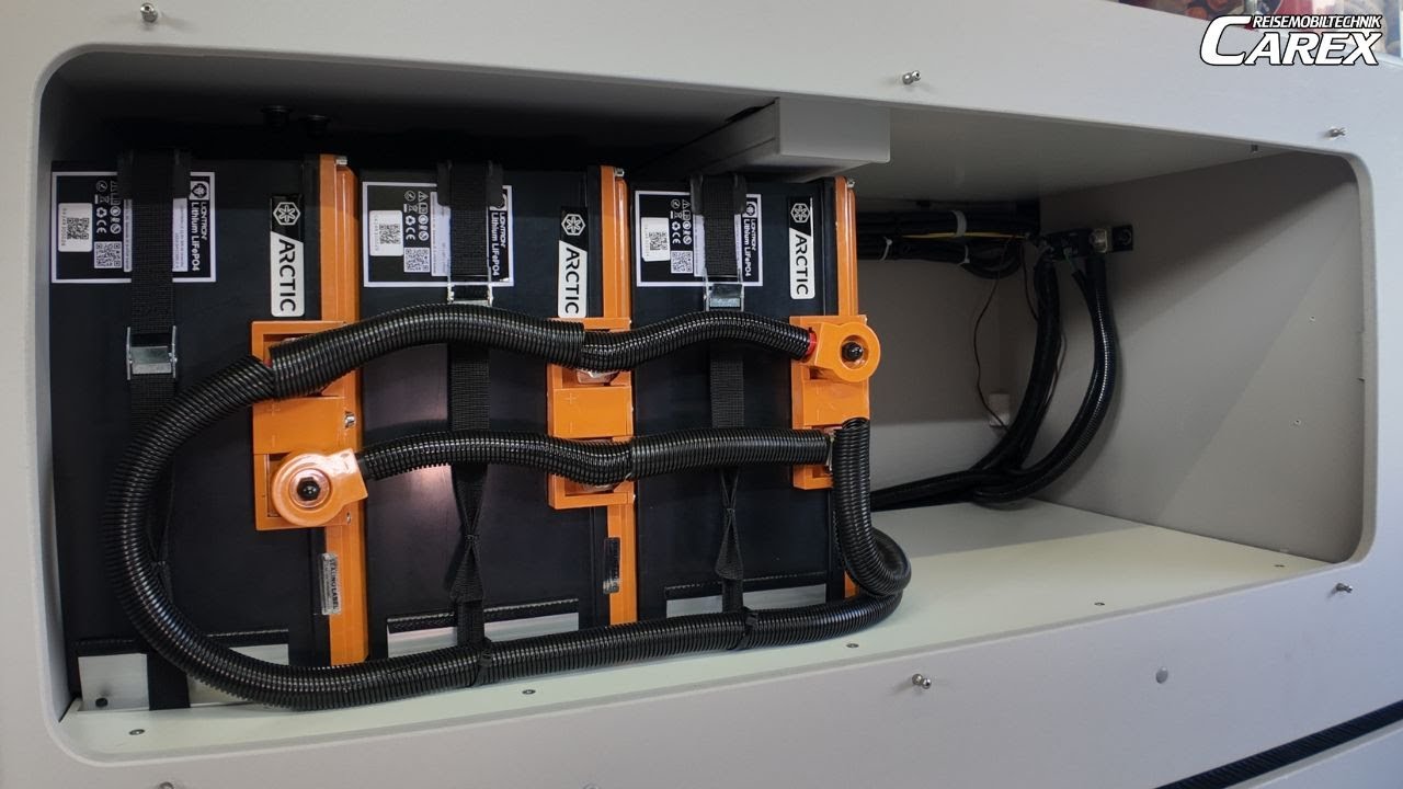 900 Ah Lithium, Solarerweiterung & TinyWash Morelo Palace 90M! CAREX Reisemobiltechnik