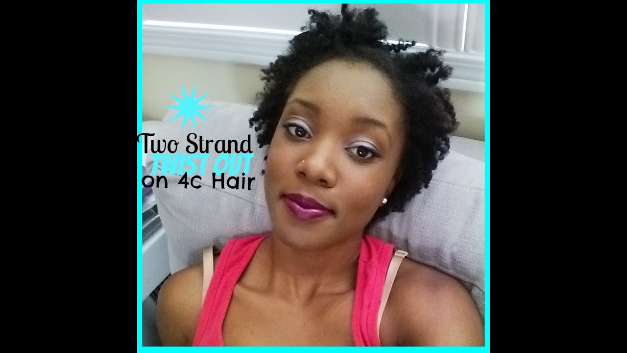 How To: Defined Two Strand Twist Out On Short Natural 4c Hair (Requested)