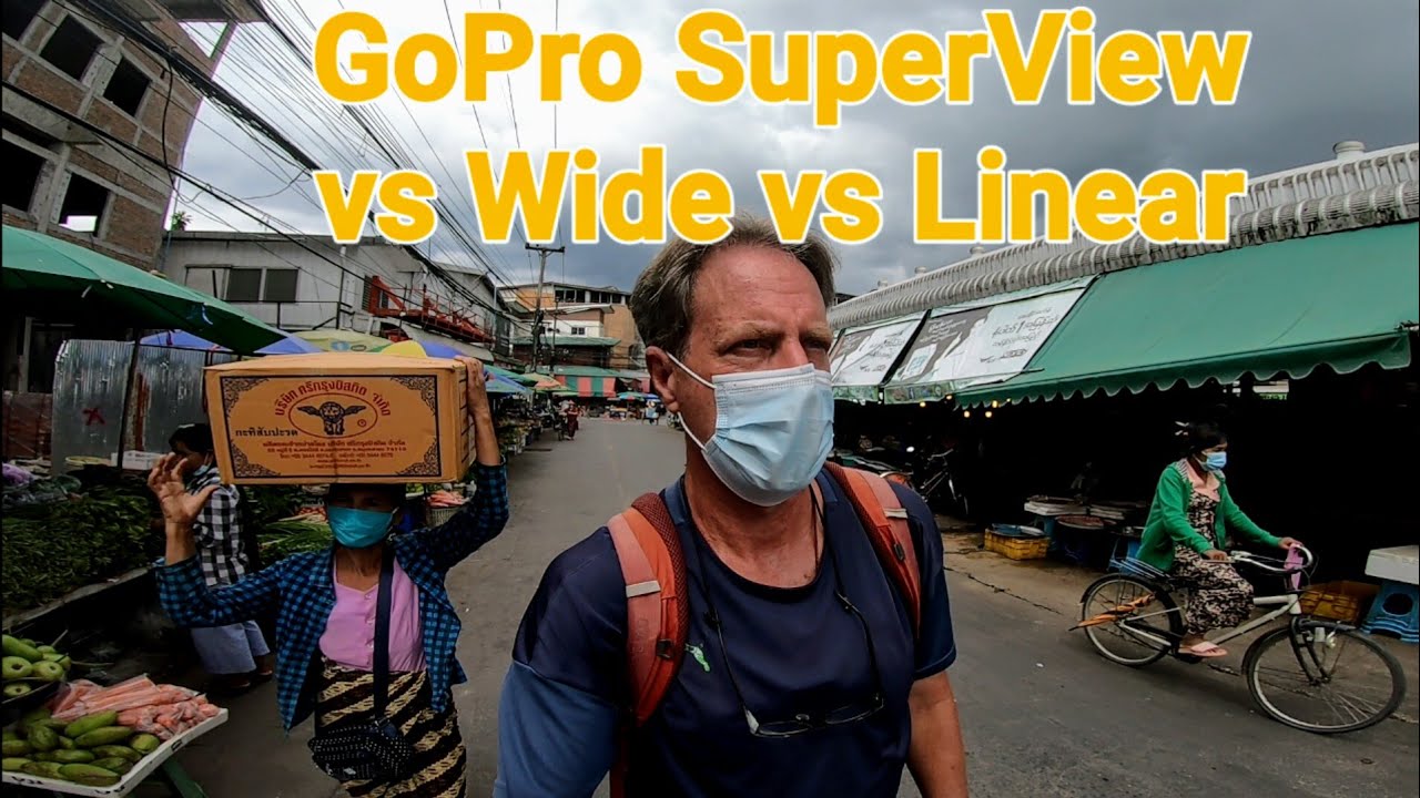 GoPro FOV Comparison (with narration): Linear vs Wide vs SuperView