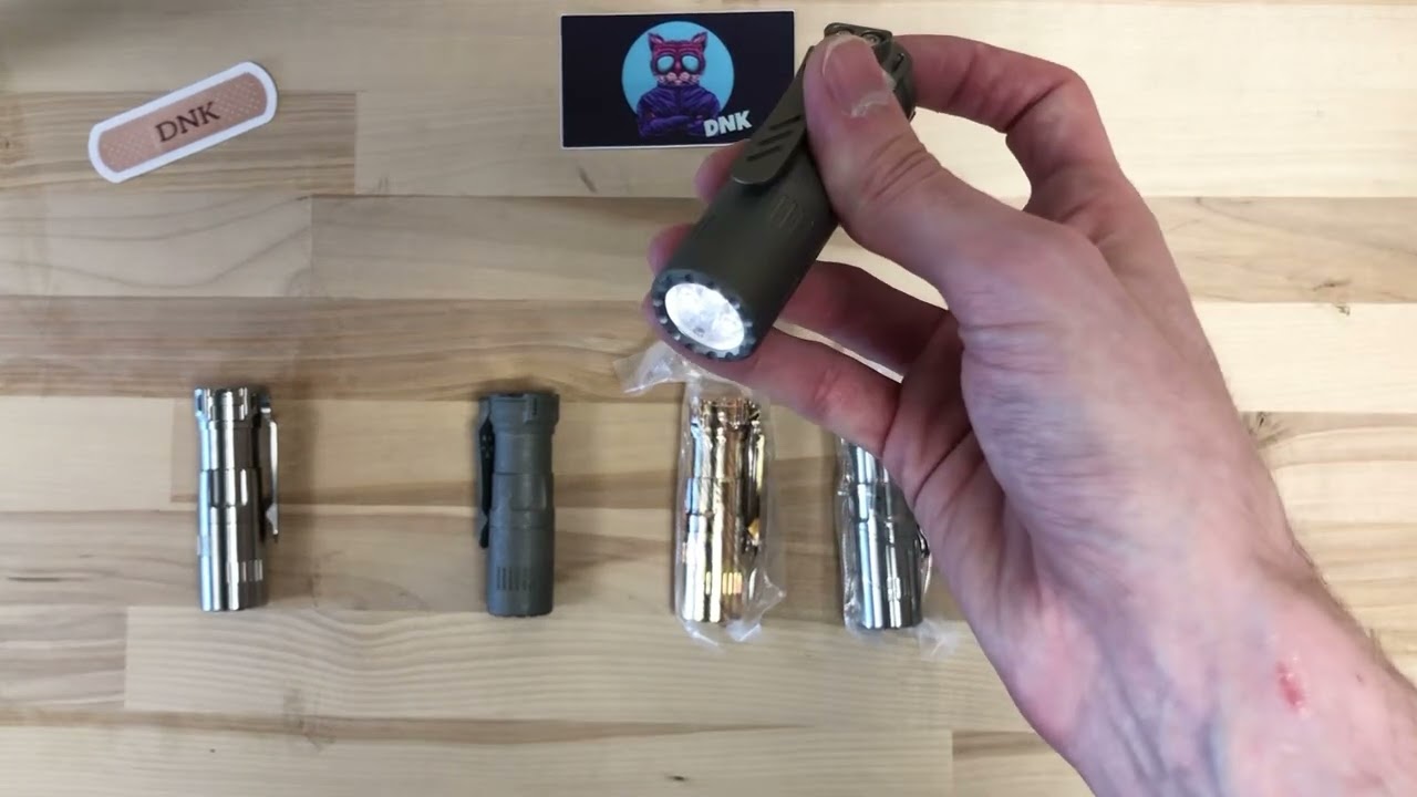 ReyLight ROOK flashlight w/ TRIPLE emitter in FULL titanium is FANTASTIC! 🤯