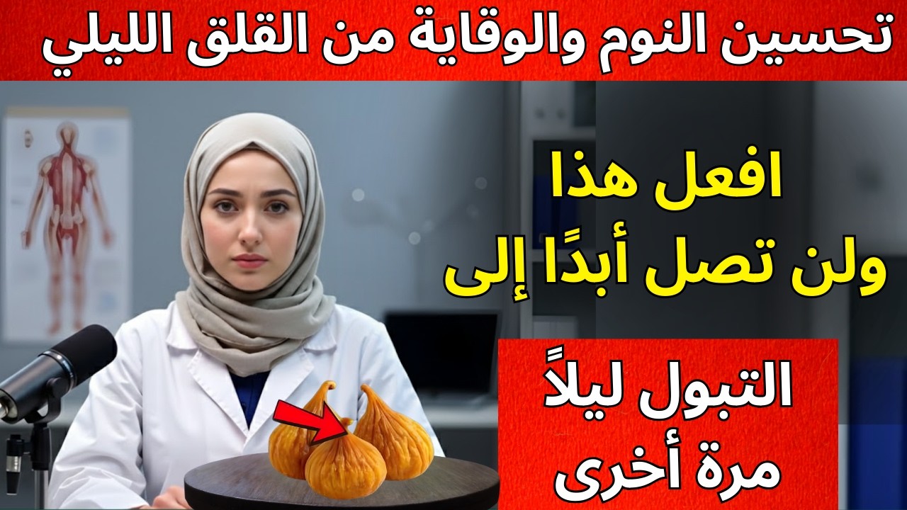 التبول الليلي: 3 أطعمة مفيدة لتحسين النوم وتجنب القلق ليلًا