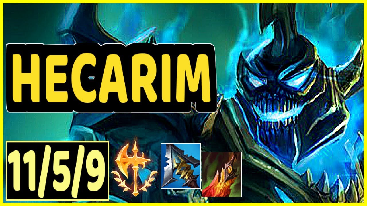 HECARIM VS BRIAR - 11/5/9 KDA JUNGLE GAMEPLAY