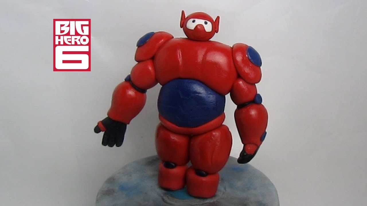 Big Hero 6 Baymax Cake Topper out of fondant How to