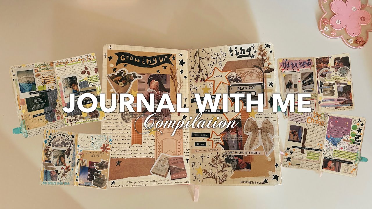 Journal With Me Tiktok Compilation | Cozy & “Aesthetic” Creative Journaling
