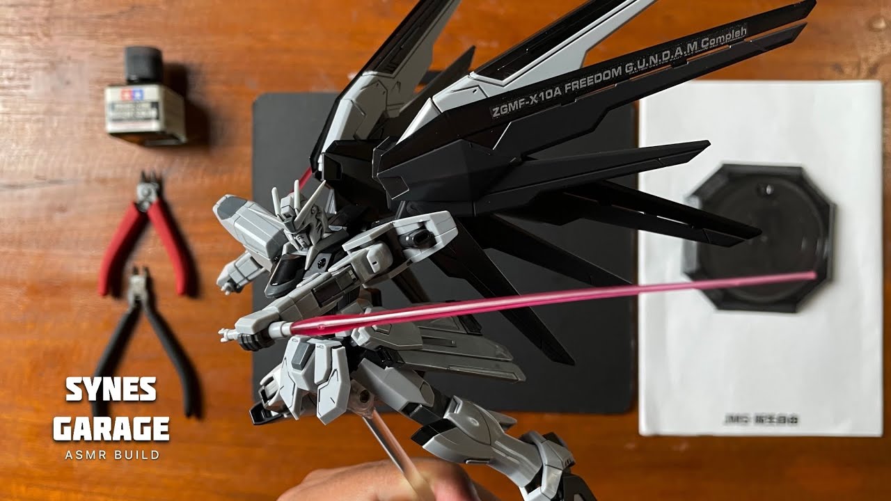 Freedom Gundam Deactive HG 1/144 | ASMR BUILD | model kit by JMS