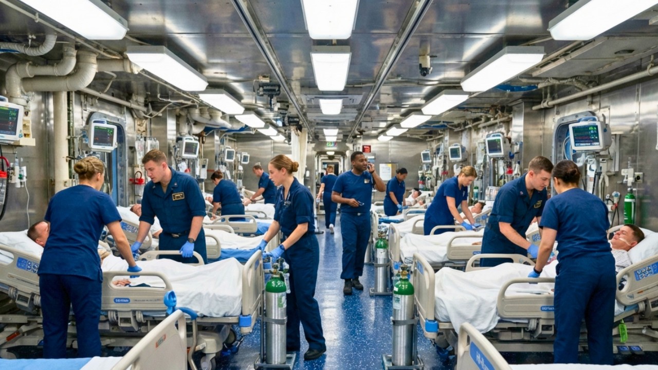 When 1,000 Patients Flood This Hospital Ship in Hours