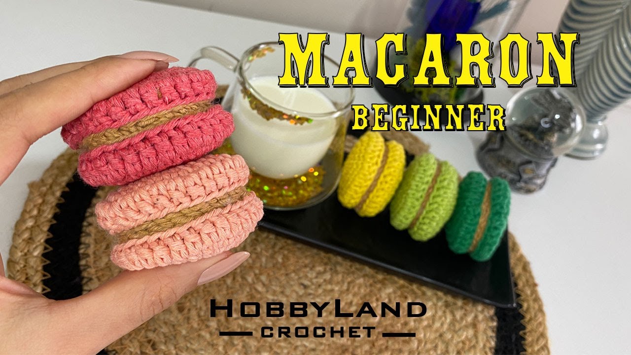 French Macaron Crochet Tutorial | Amigurumi for Beginners