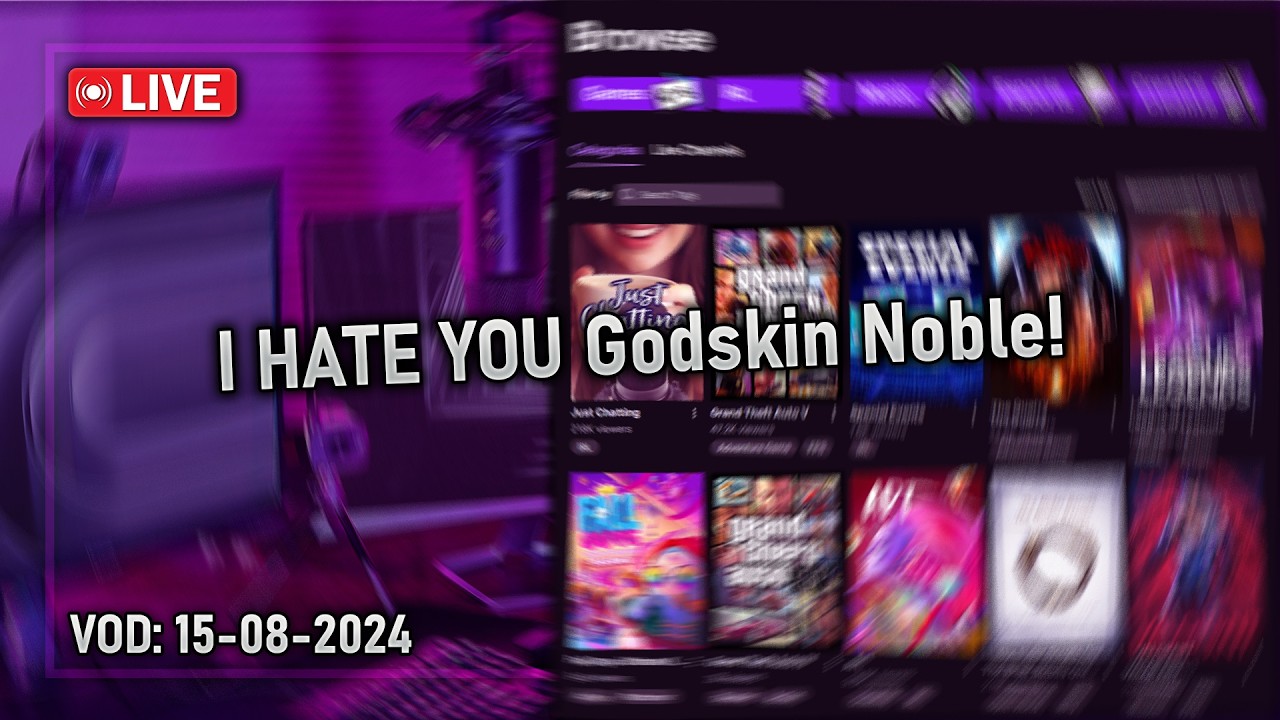 I HATE YOU Godskin Noble! | Rune Level 1 Elden Ring | VOD 15-08-2024