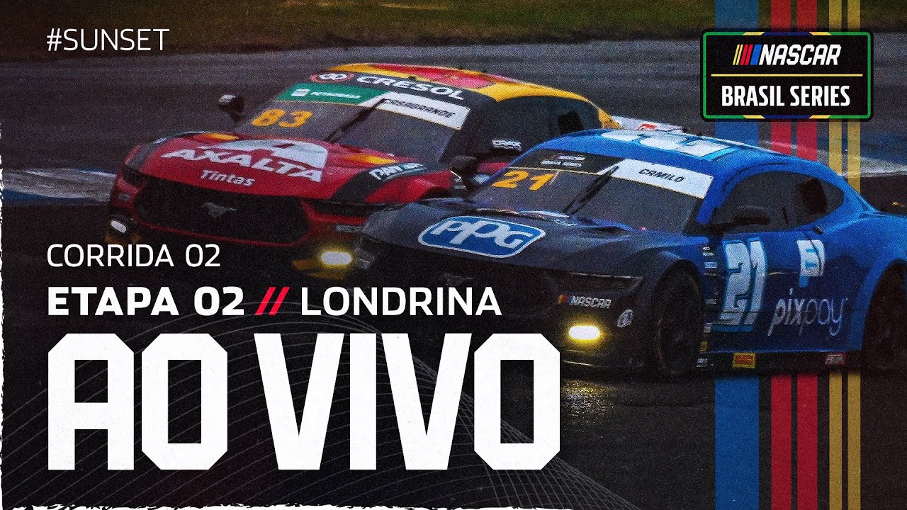 AO VIVO CORRIDA 2 - ETAPA LONDRINA - NASCAR BRASIL SERIES 2025