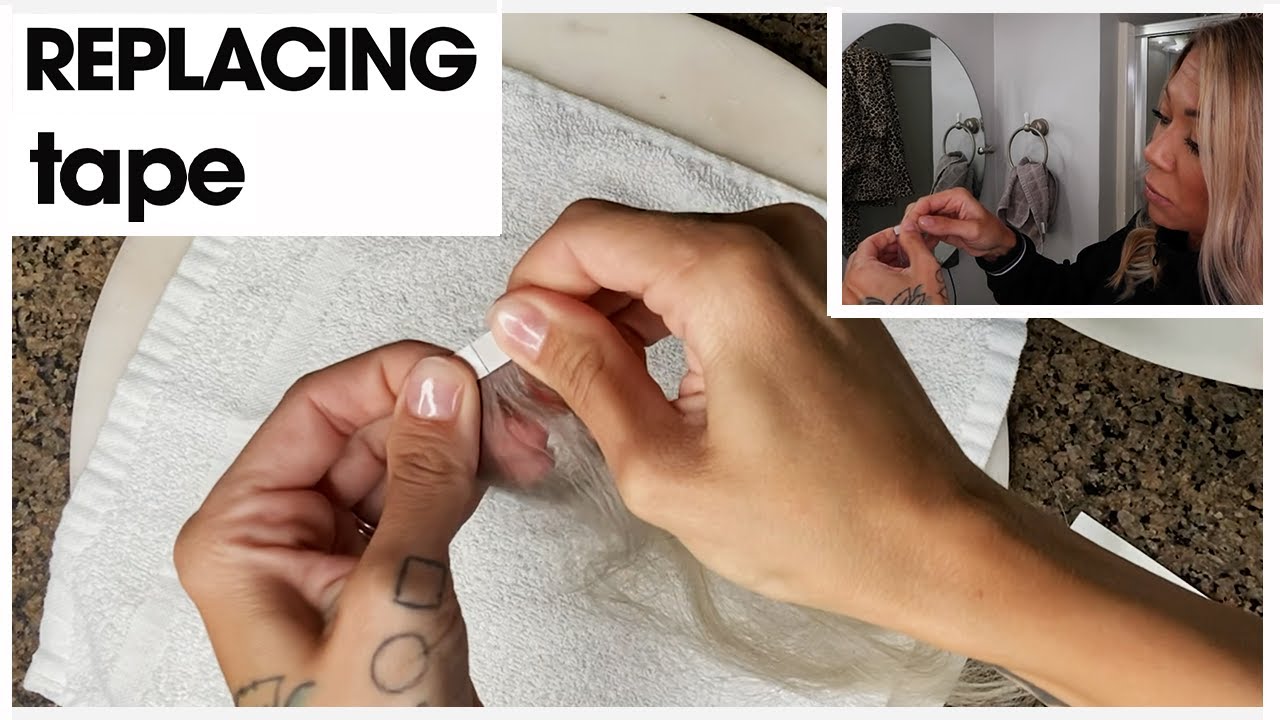 How to Remove & Replace the Tape on Tape In Hair Extensions