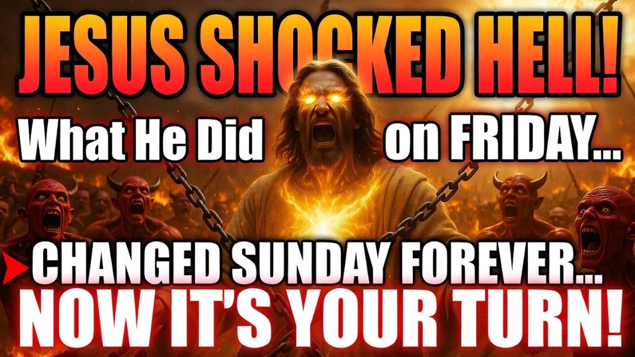 What Jesus Did on Friday SHOCKED Hell \& Changed Sunday FOREVER… Now It’s YOUR Turn!