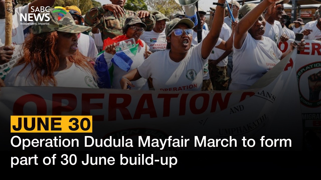 30 июня | Марш Operation Dudula в Мейфэр как часть подготовки к 30 июня