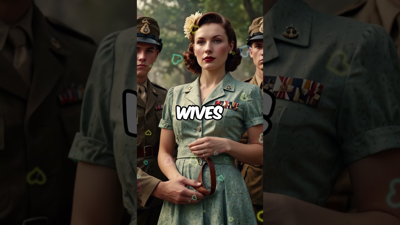 WW2's War Bride Scandal The Untold Stories #historycalsecrets #history  #historicalfigures