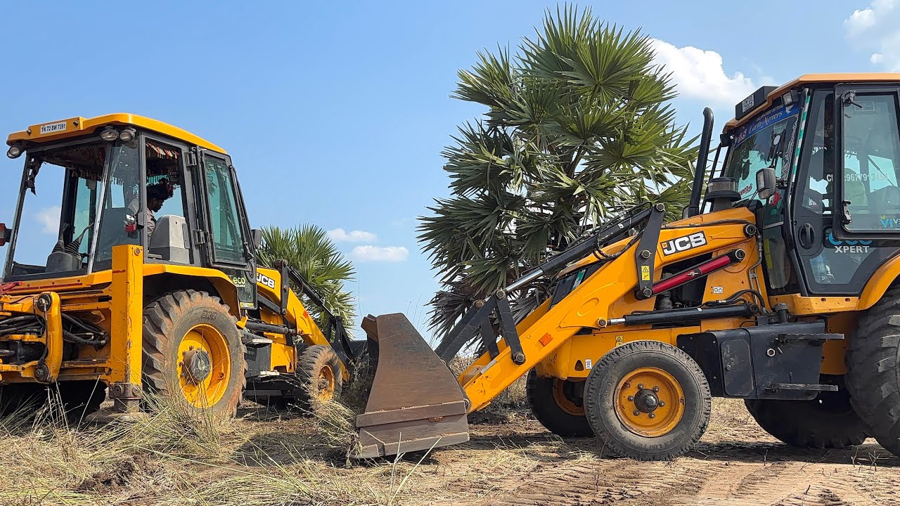 JCB 3DX vs 3DX Extra Agricultural Land Dozing and Cleaning Work | JCB Video 
