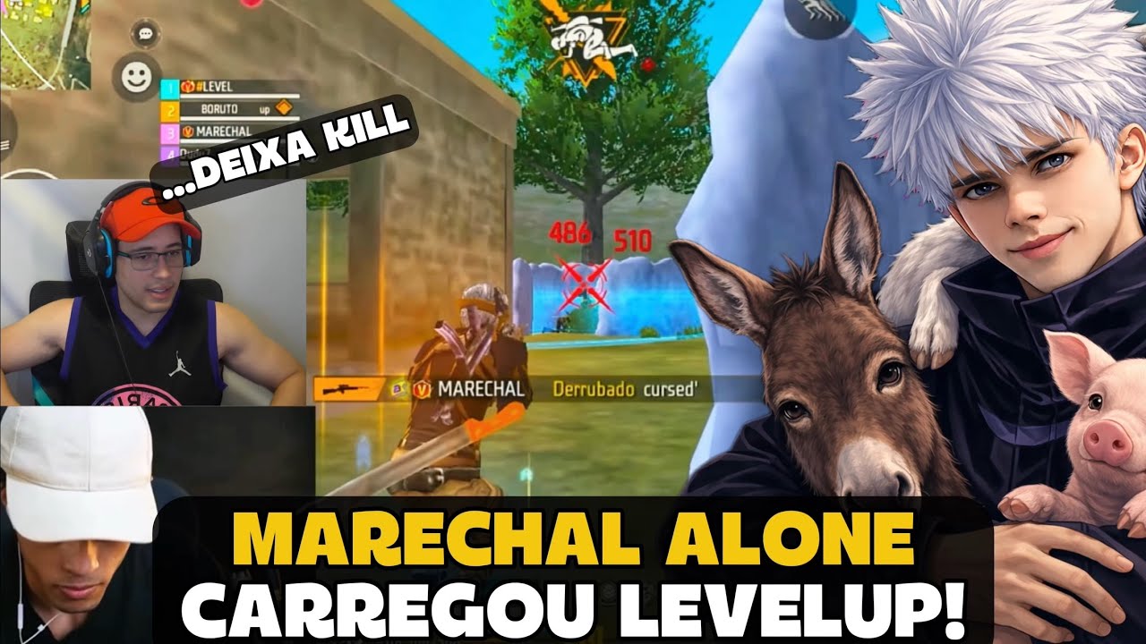 MARECHAL CARREGOU O CAMPEÃO MUNDIAL COM SUA SENSI PERFEITA NA RANK! FREE FIRE - MARECHAL HIGHLIGHTS