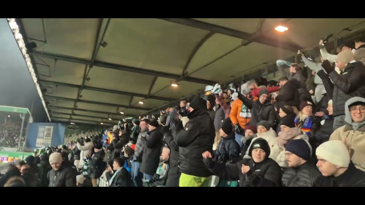Greuther Fürth - Arminia Bielefeld   20/02/2026. Great atmosphere, Fürth wins 2-1