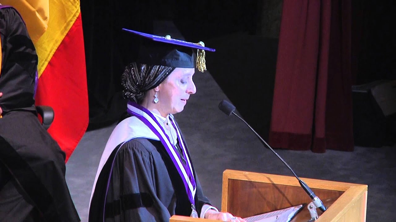 Dr. Lisa Killinger speaks to Graduating Class 151