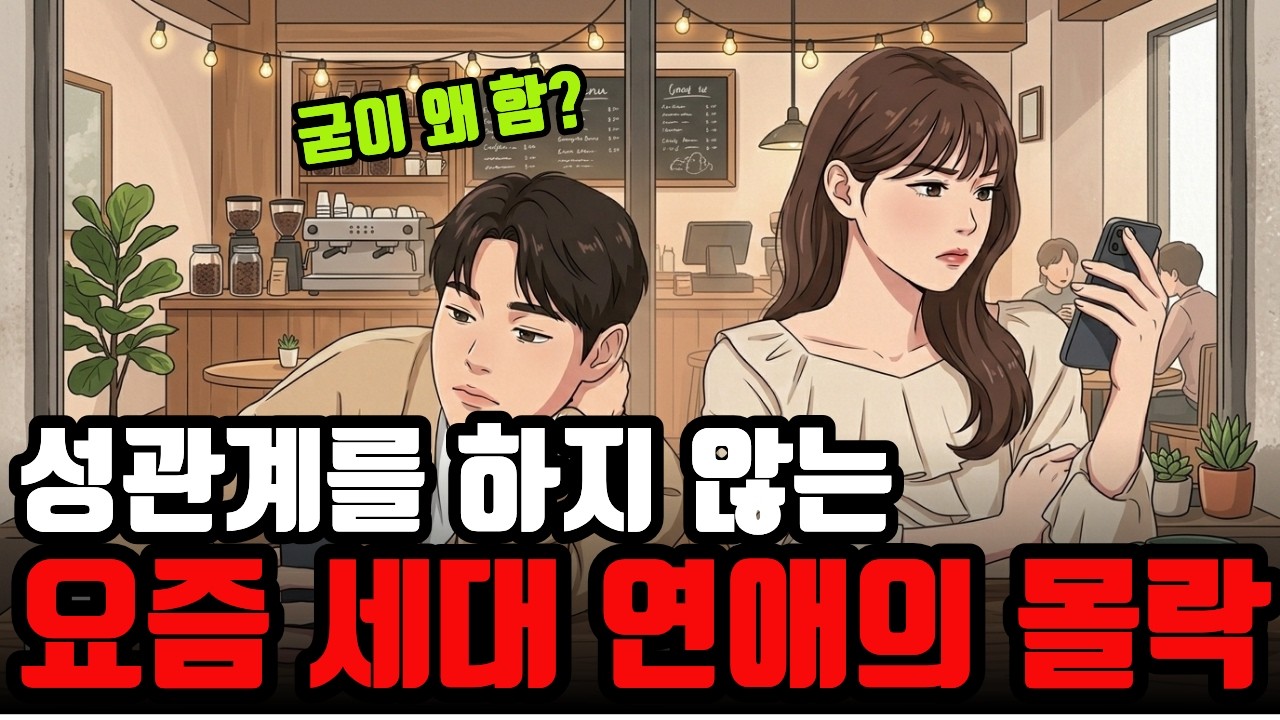 요즘 젊은 세대가 연애, 섹스를 안하는 이유