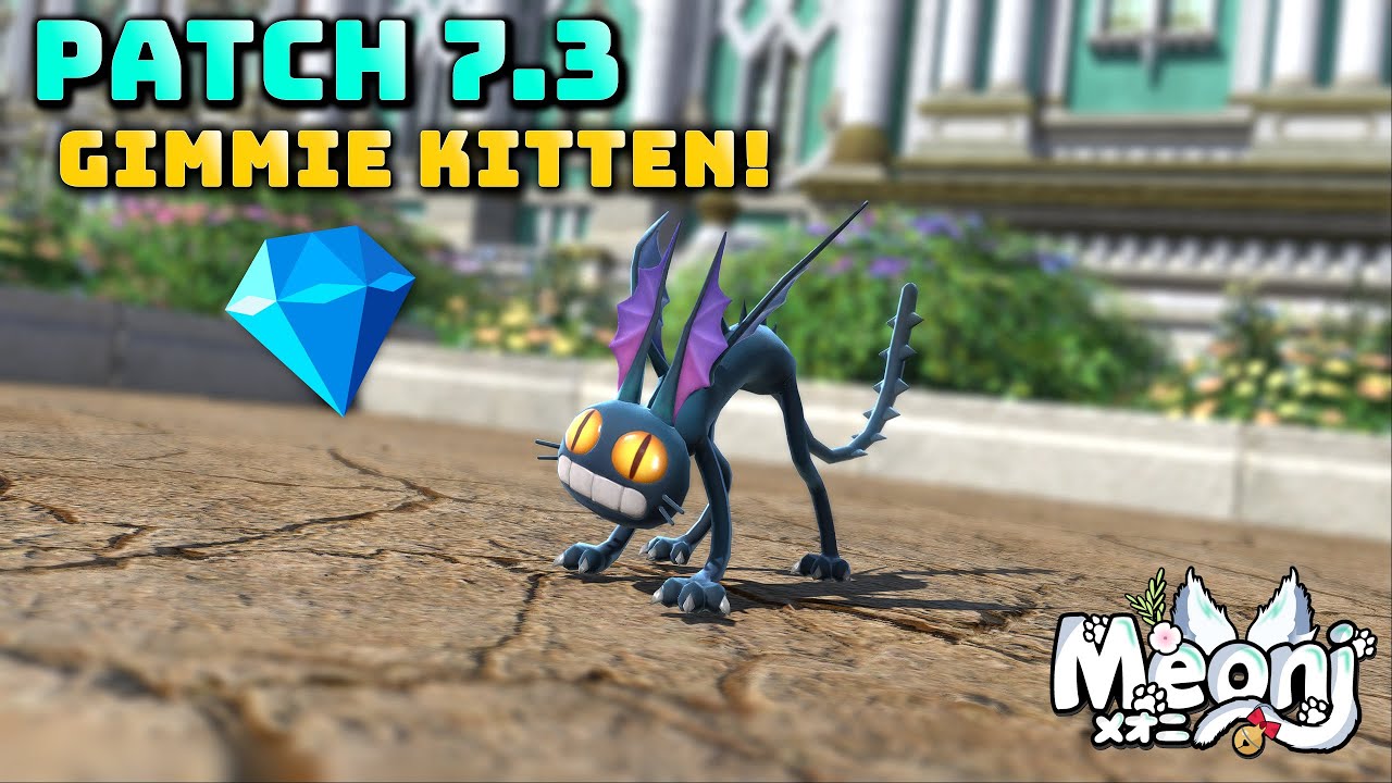 FFXIV: Gimmie Kitten Minion - 7.3 Treasure Map Dungeon Reward