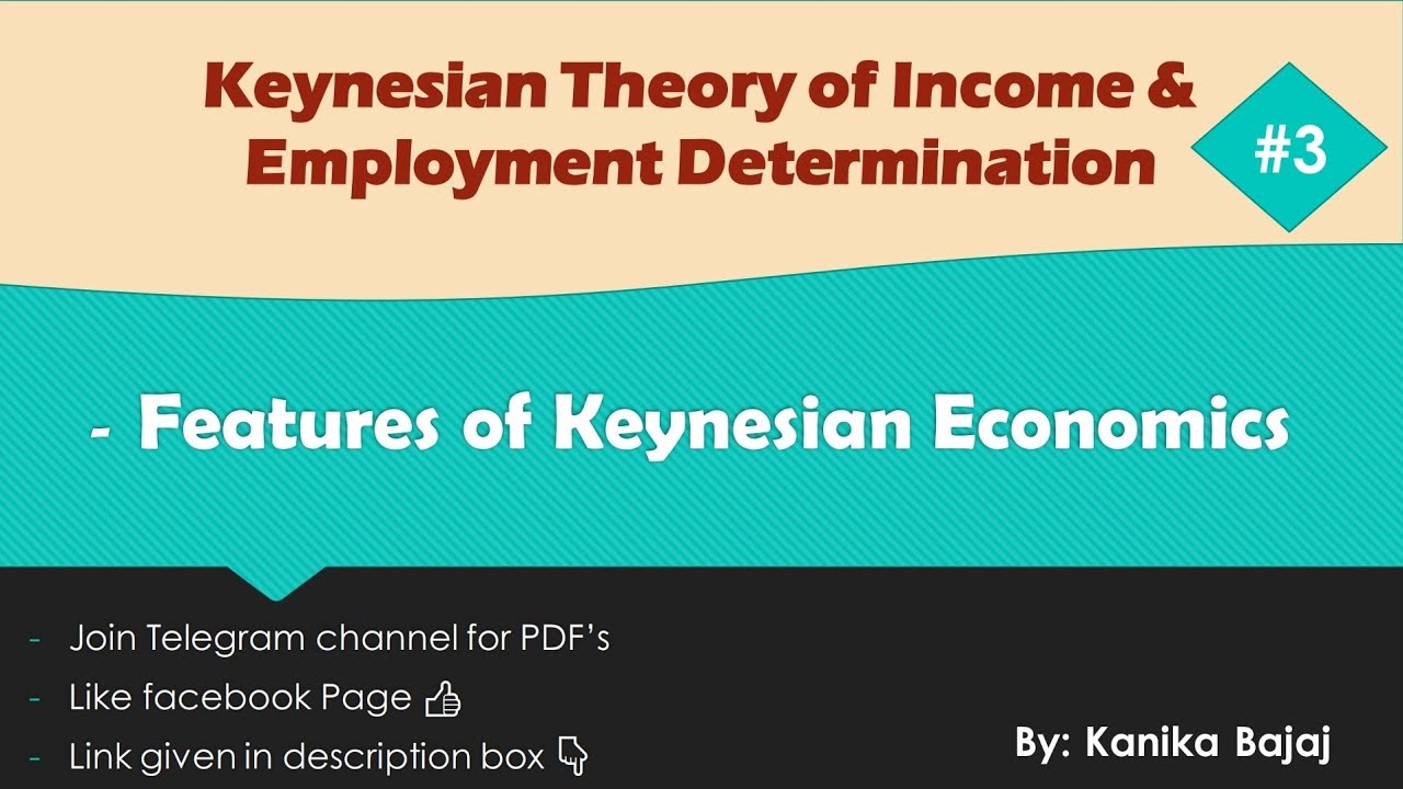 Features of Keynesian Economics | Keynesian Theory | Part-3 | EK:)
