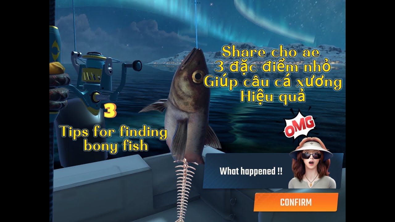 3 Đặc Điểm Không Thể Bỏ Qua Nếu Anh Em Muốn Câu Thật Nhiều Cá Xương Săn BOSS . ( Fishing Master ).