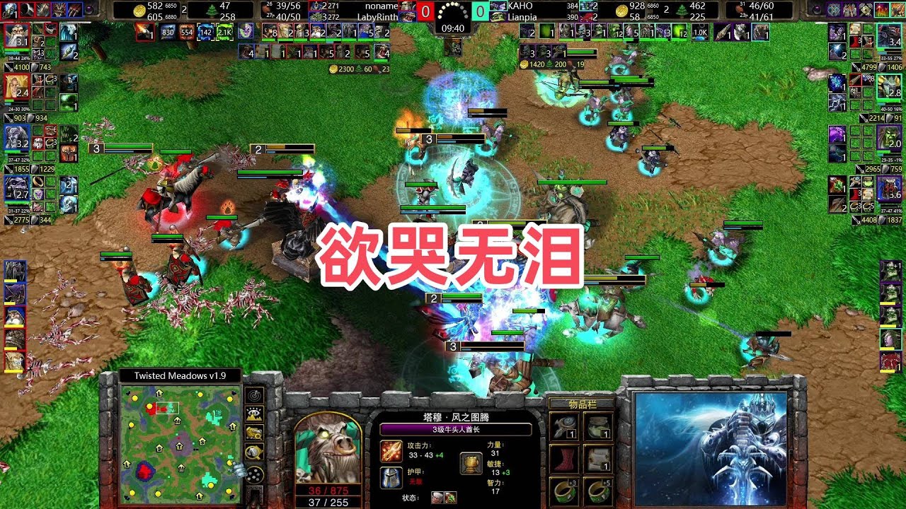 欲哭无泪 魔兽争霸3 Lyn kaho vs LabyRinth Fortitude TM