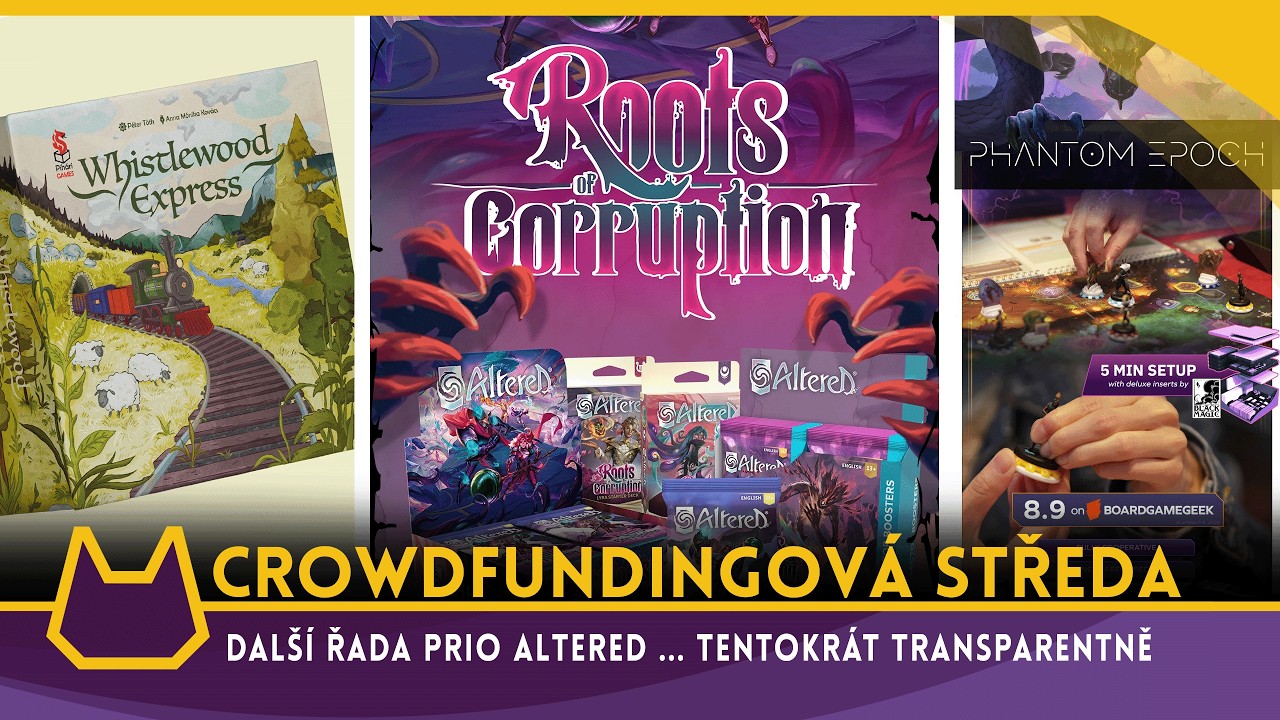 Crowdfundingová středa 11.03.26 - ALTERED i tituly, které zapadly