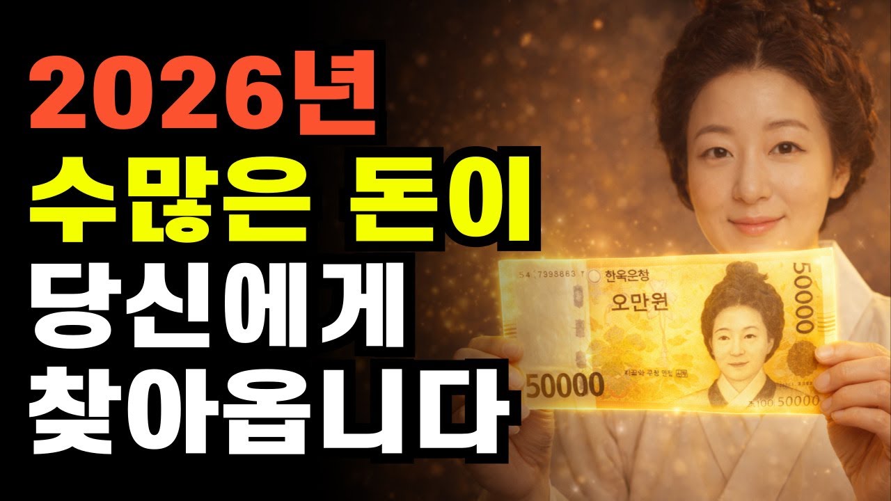 (어포메이션 확언) 이 영상을 들으면 왜 2026년에 수많은 돈이 내게 찾아올까? (중간광고 없음)