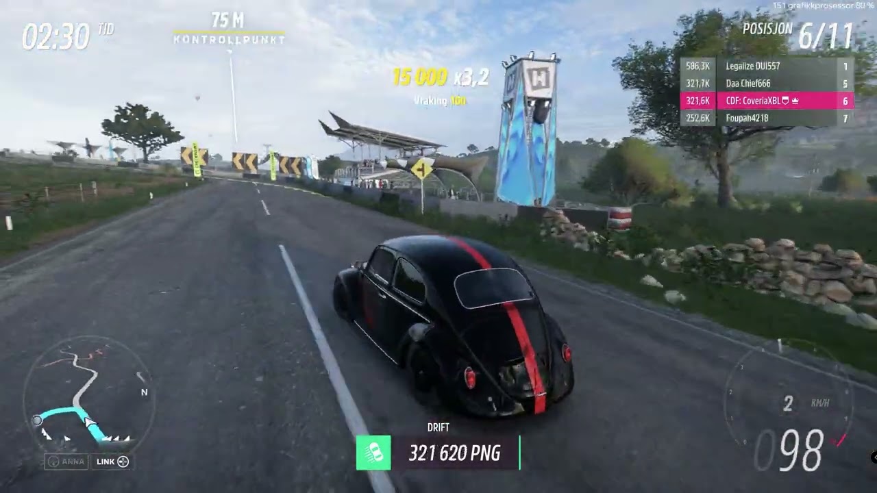 Beetle Supremacy | 500+ Cathedral - 627 Los Jardines - 642 Lookout | Forza Horizon 5 Open Drifting