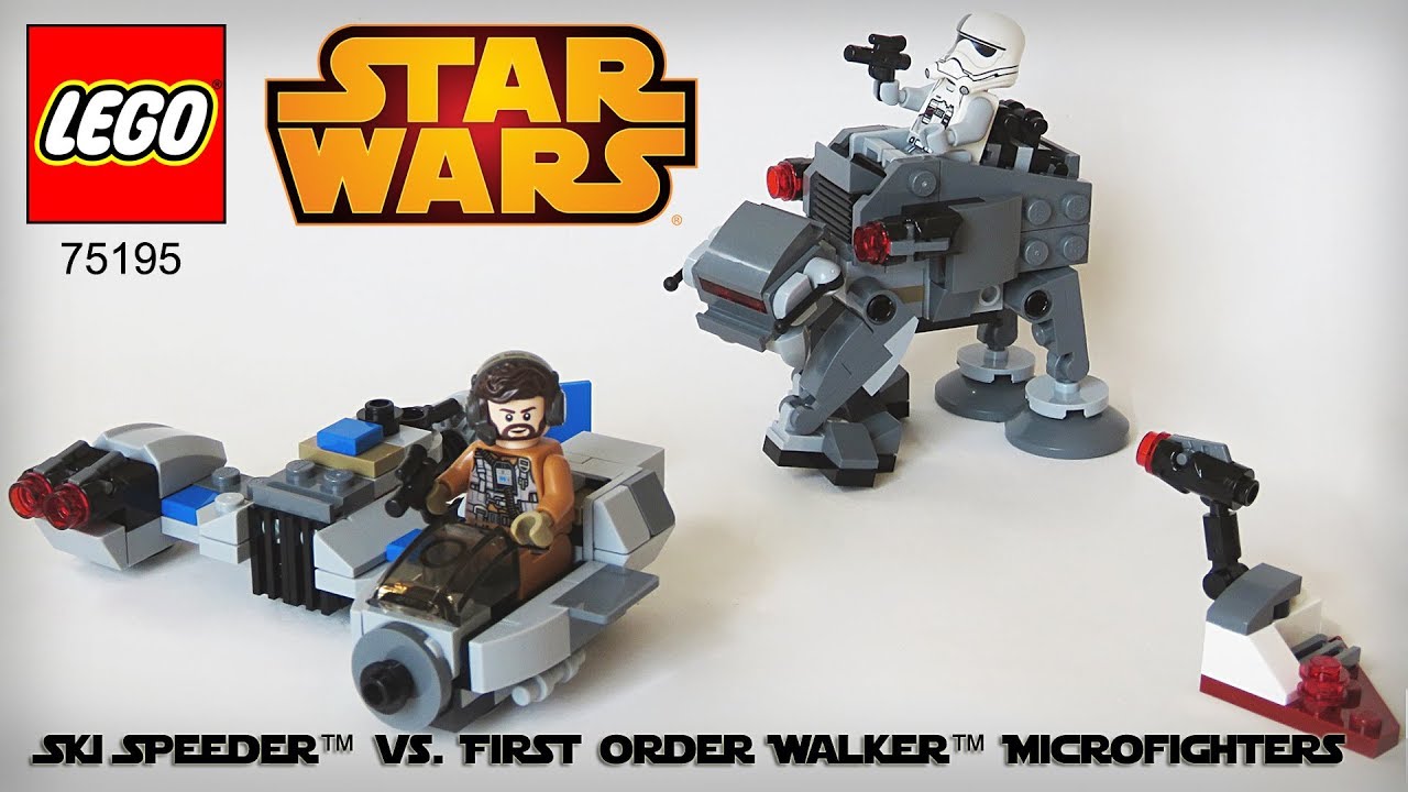 LEGO STAR WARS - Ski Speeder&trade; vs. First Order Walker&trade; Microfighters - Set 75195 (Build Instructions)