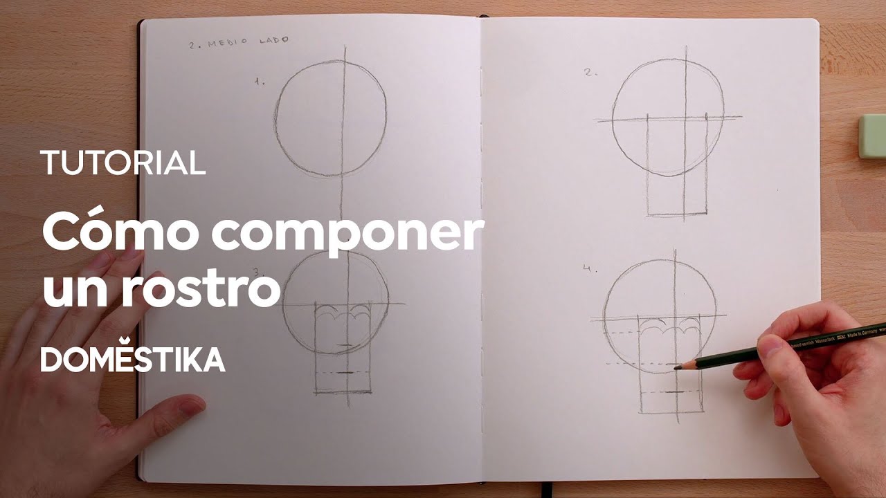 TUTORIAL ilustración: proporciones básicas de un rostro | Carlos Rodríguez Casado | Domestika