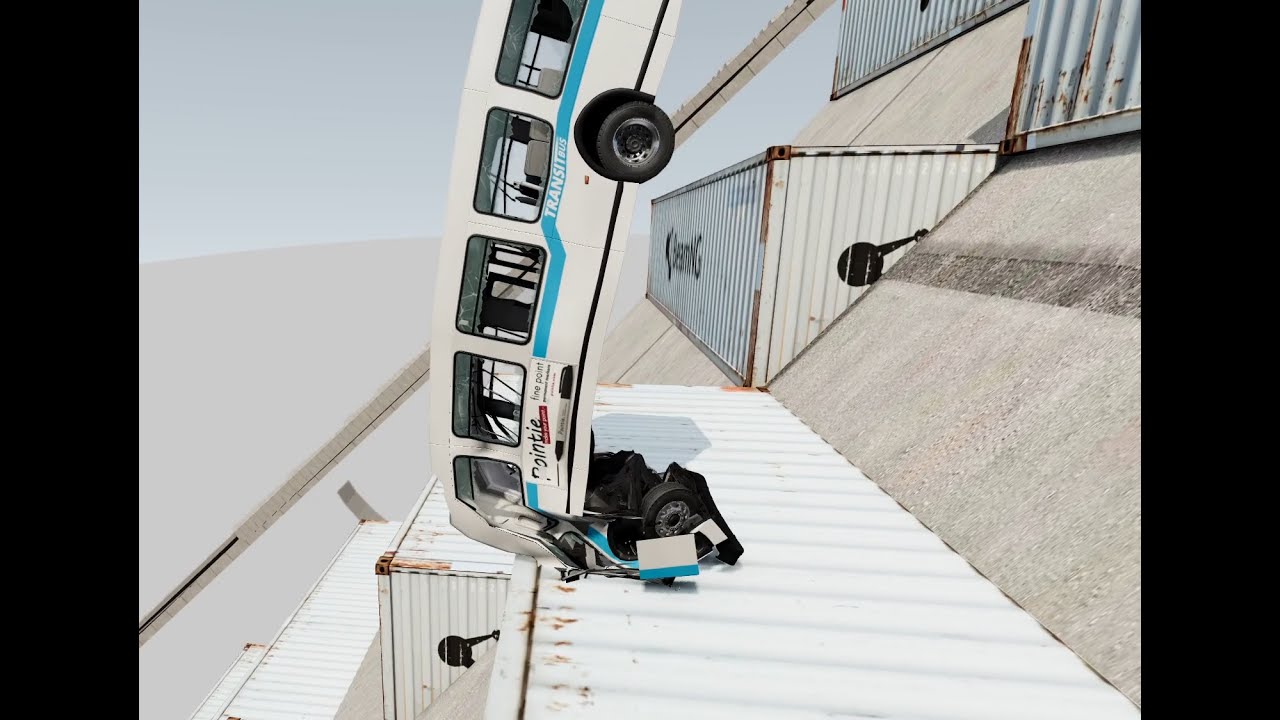 Cars vs Death fall #6 - BeamNG Drive