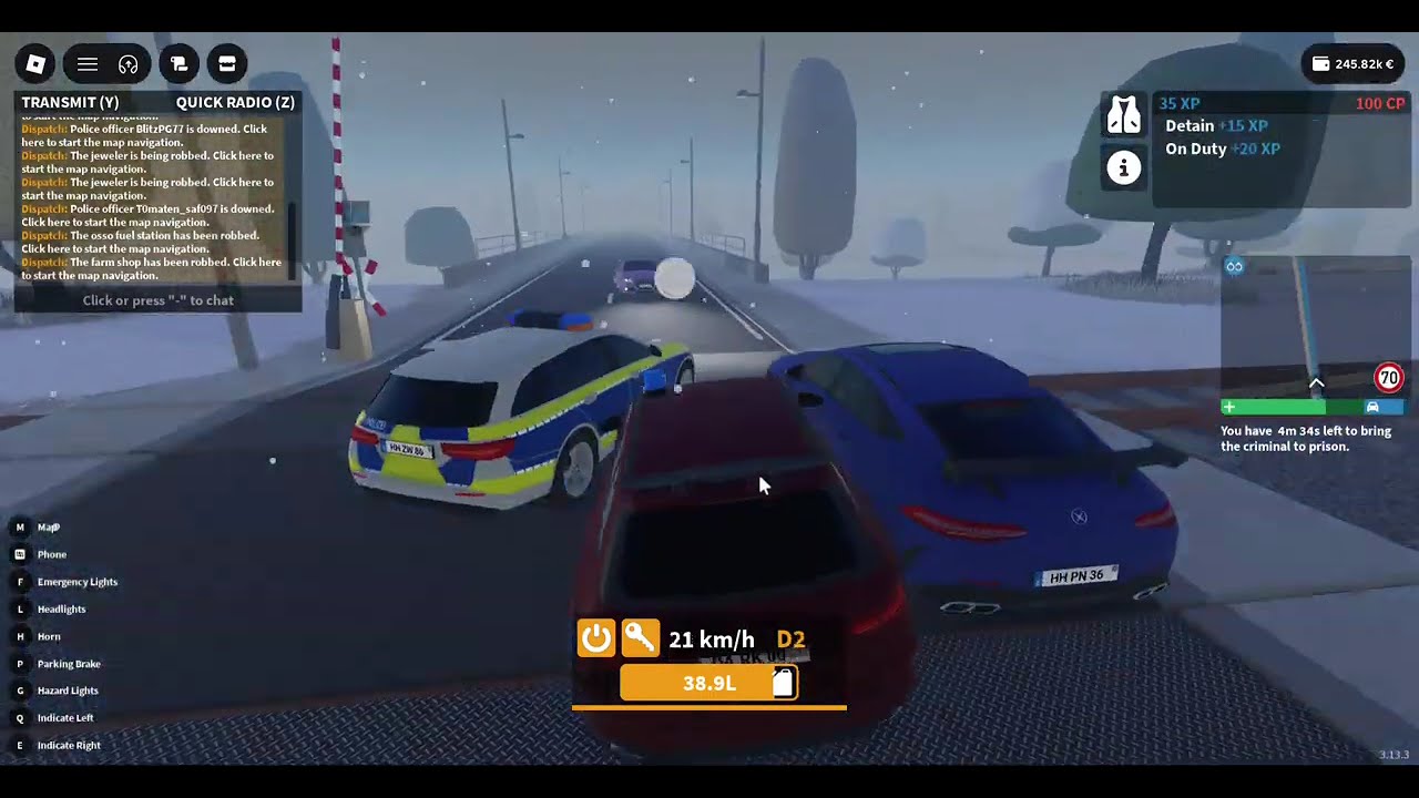 POLICE IN EMERGENCY HAMBURG ROBLOX