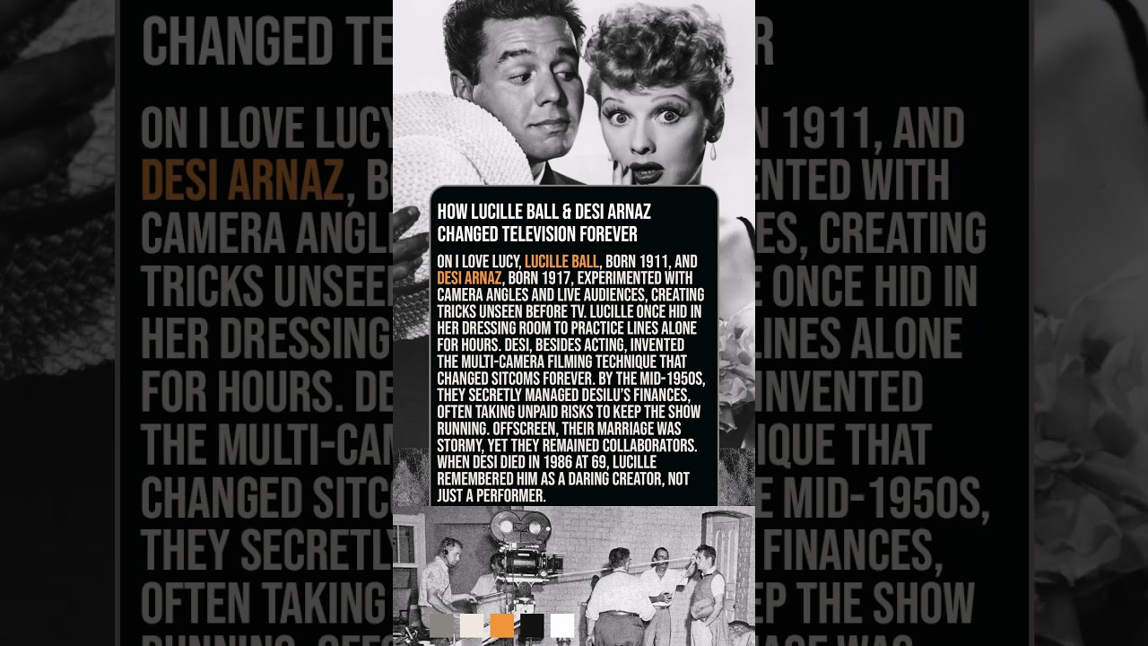 How Lucille Ball & Desi Arnaz Changed Television Forever 📺 