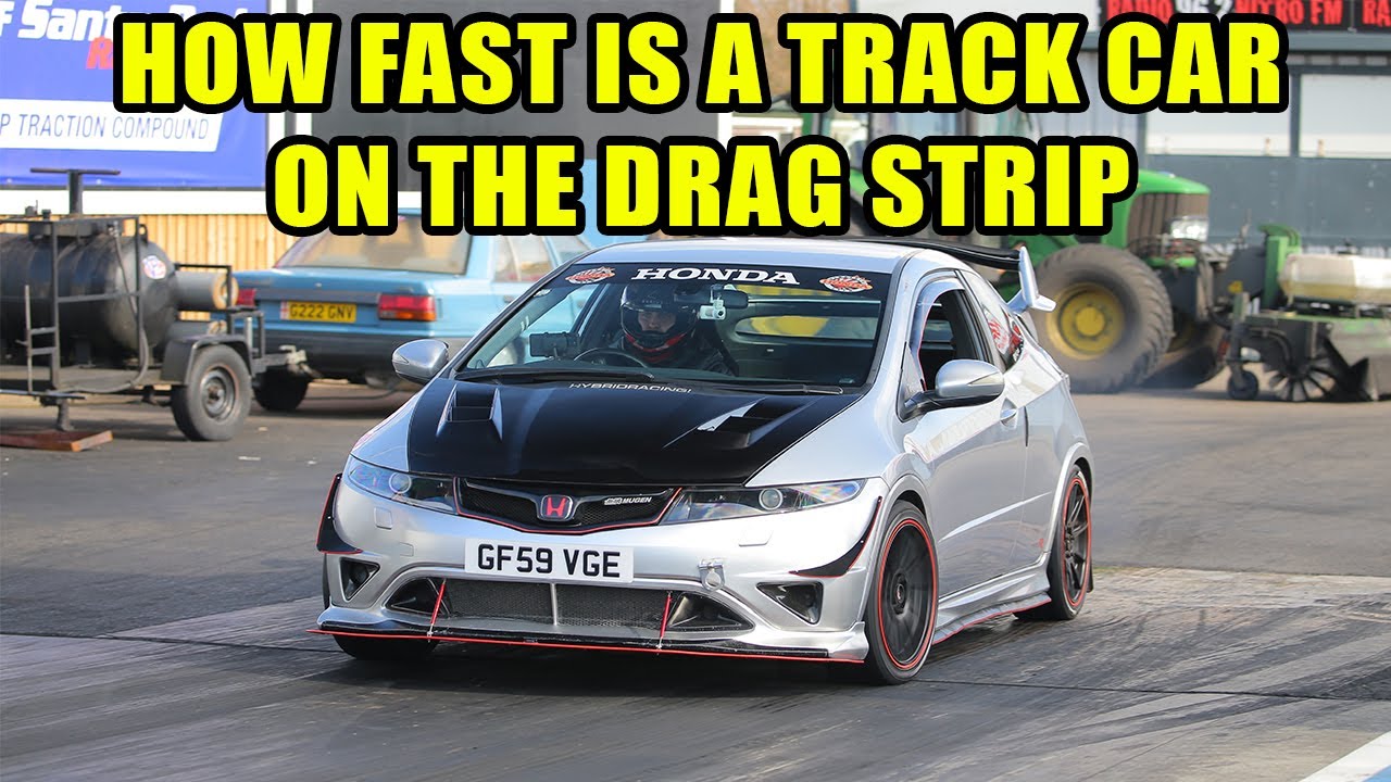 FN2 Track - Taking On Everything At The Drag Strip! - Mimms Honda Day Santa Pod 2022