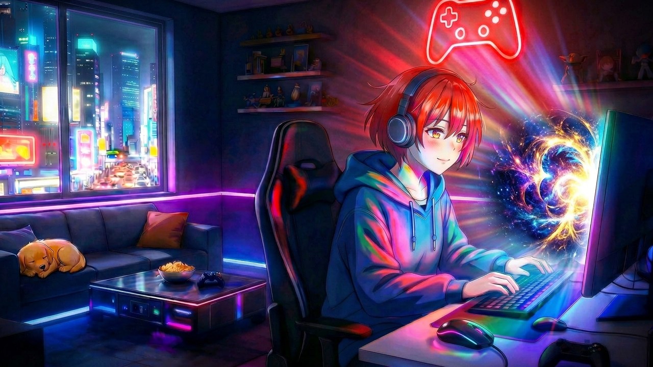🔴 Music for Video Game Time at Home 🎮 Cozy Anime LoFi ✨ Chill Playlist