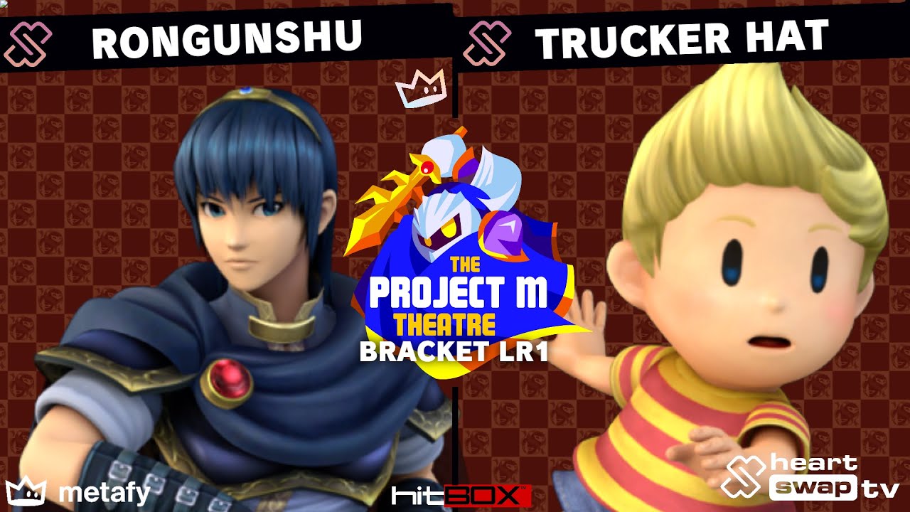 Project M Theatre - Rongunshu (Marth) Vs. Trucket Hat (Lucas) - Bracket LR1