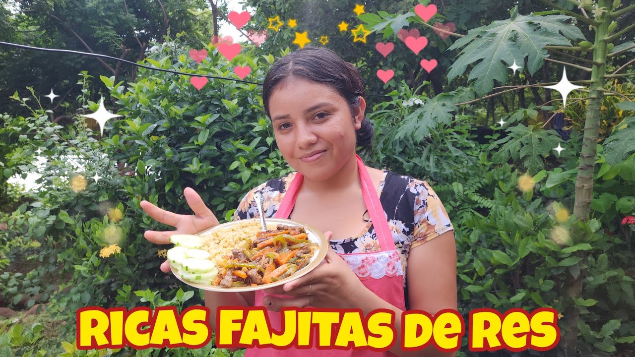 CAMILA NOS PREPARO FAJITAS DE RES SUGAR QUIERE APRENDER 🥰