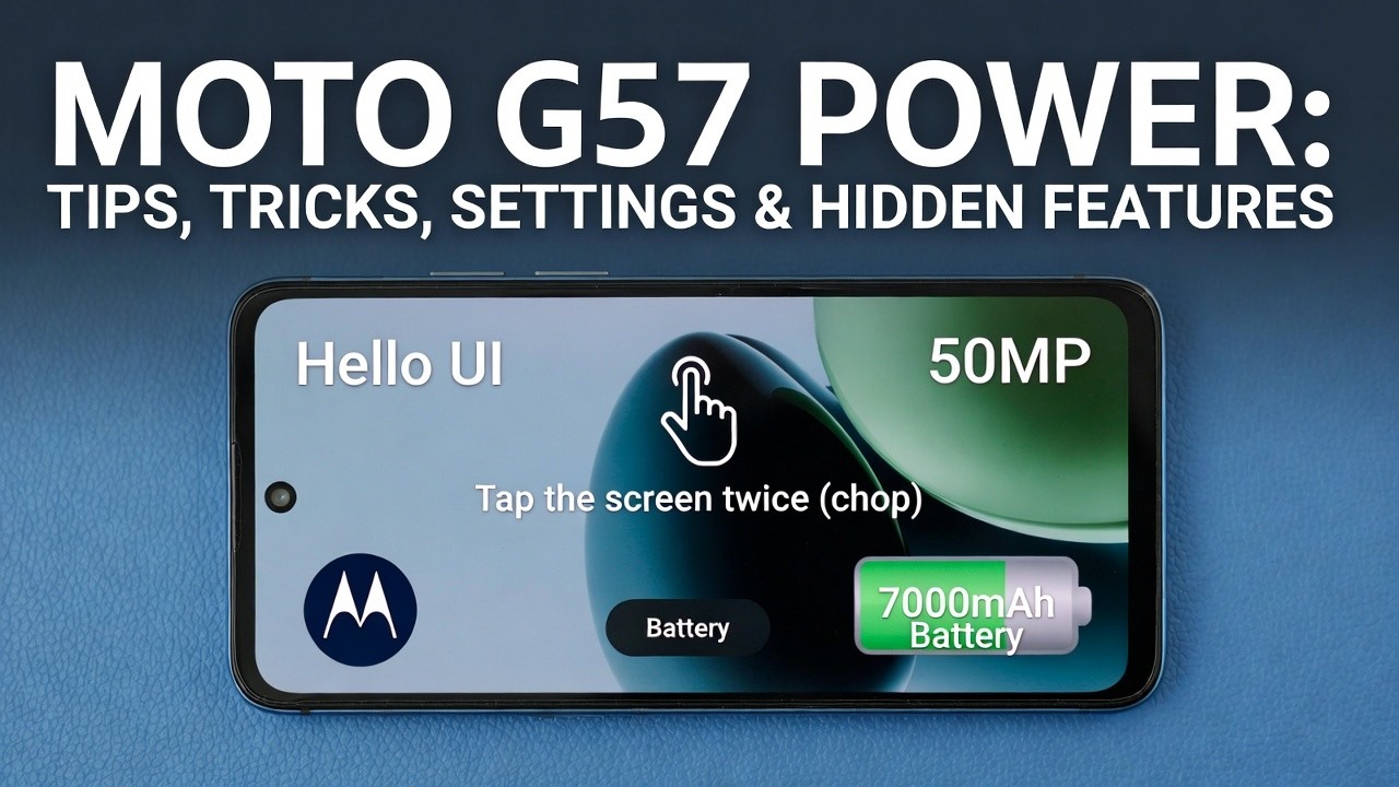 Motorola Moto G57 Power – Tips, Tricks, Settings & Hidden Features
